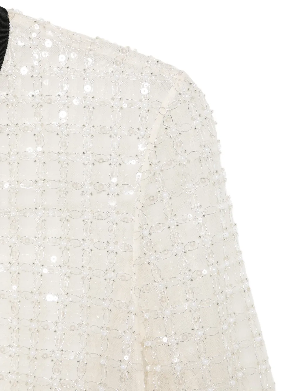 Elie Saab Jack verfraaid met pailletten Wit