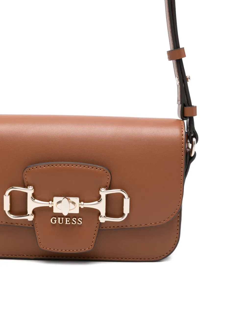 GUESS USA Janie schoudertas met metalen detail Bruin