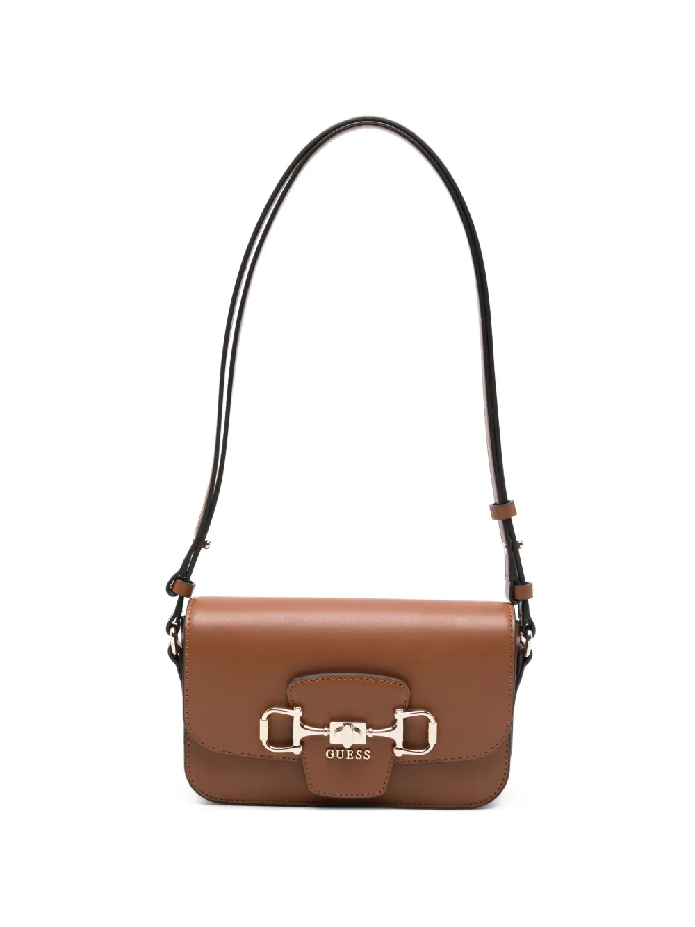 GUESS USA Janie metal detail shoulder bag - Marrone