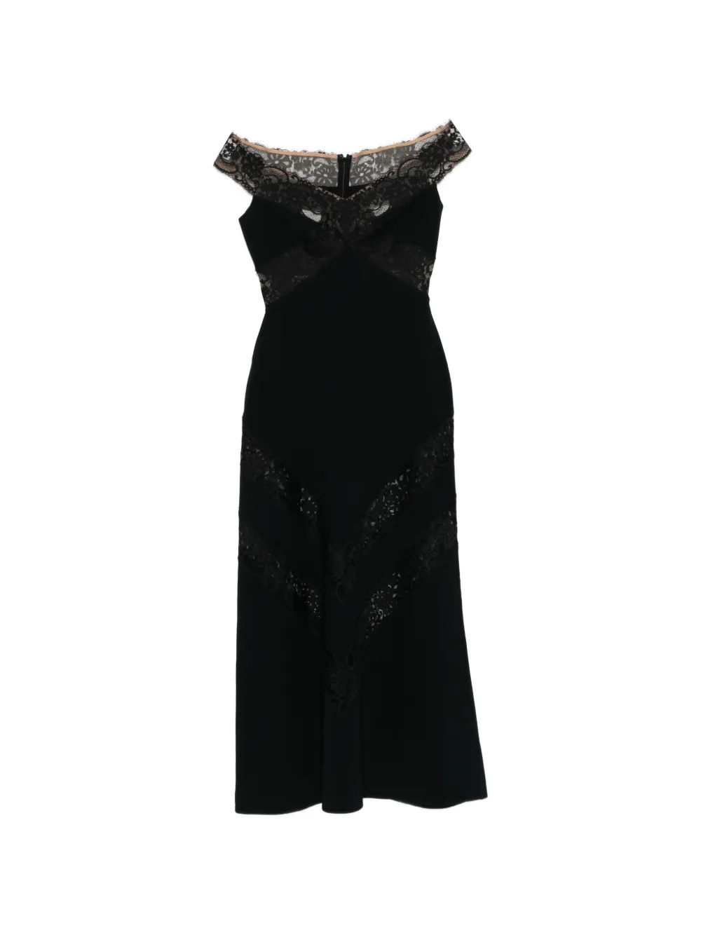 Elie Saab ruffled dress - Grigio