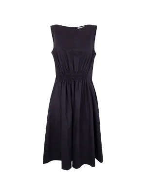 Aspesi V-neck Midi Dress - Blue