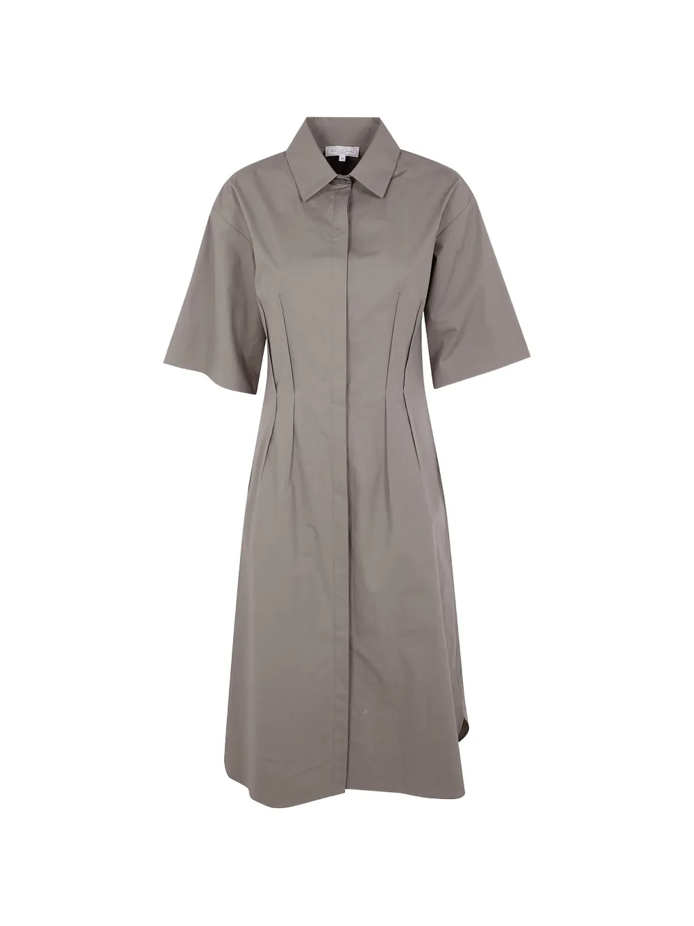Antonelli short-sleeve shirt dress - Grigio