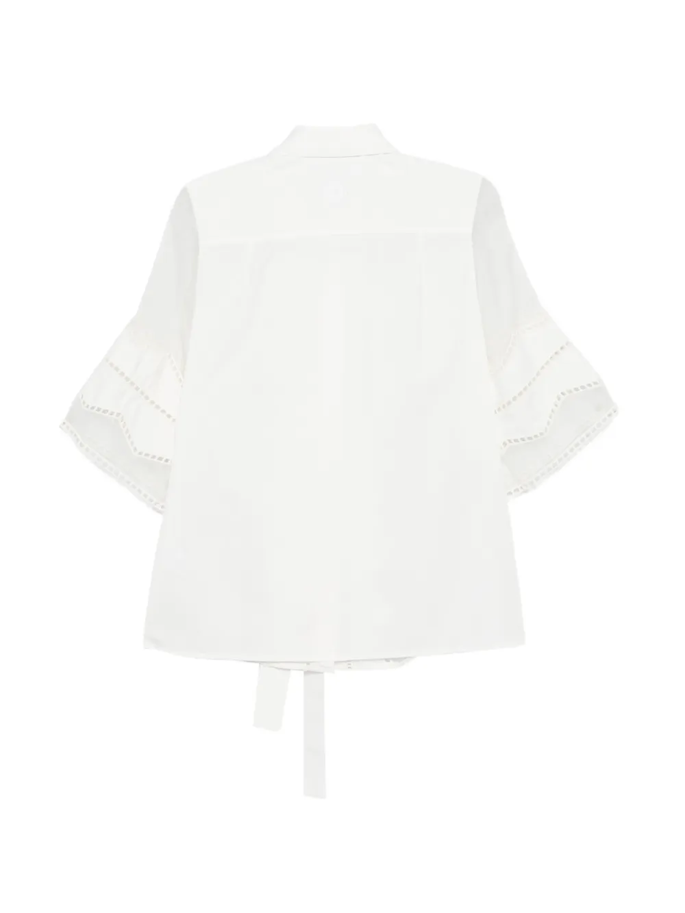 Elie Saab Blouse met gestrikte hals Wit