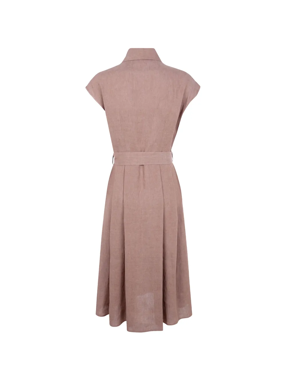  Antonelli Belted Shirt Dress - Neutrals 