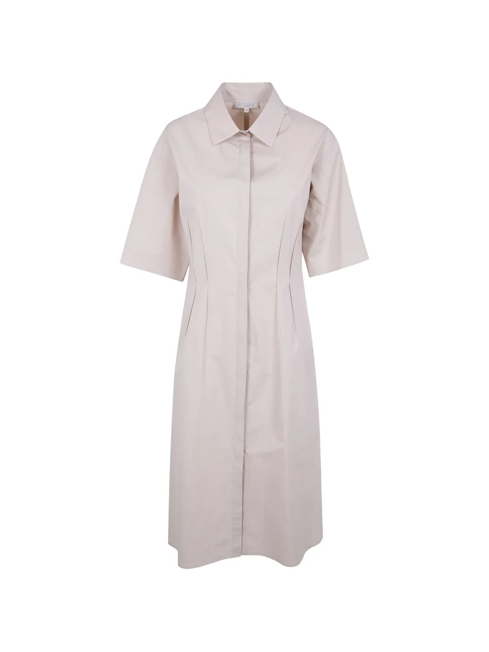 Antonelli short-sleeve shirt dress - Toni neutri