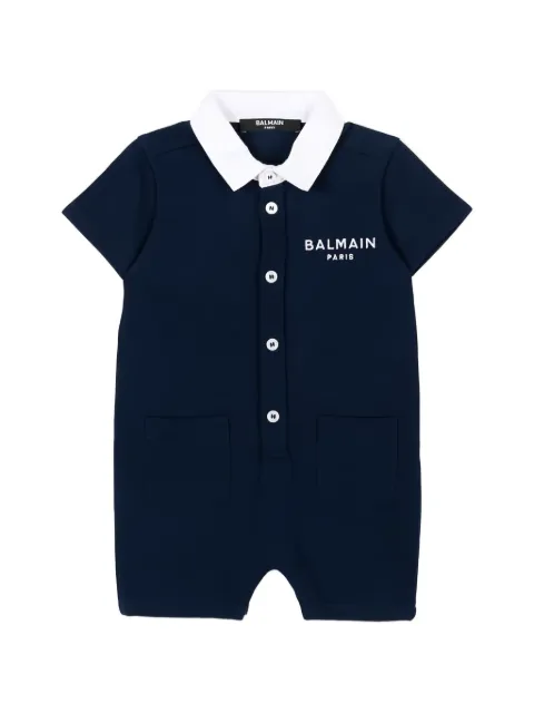Balmain Kids collared pocket babywear