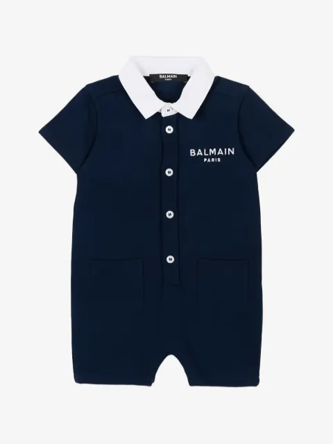 Balmain Kids collared pocket babywear