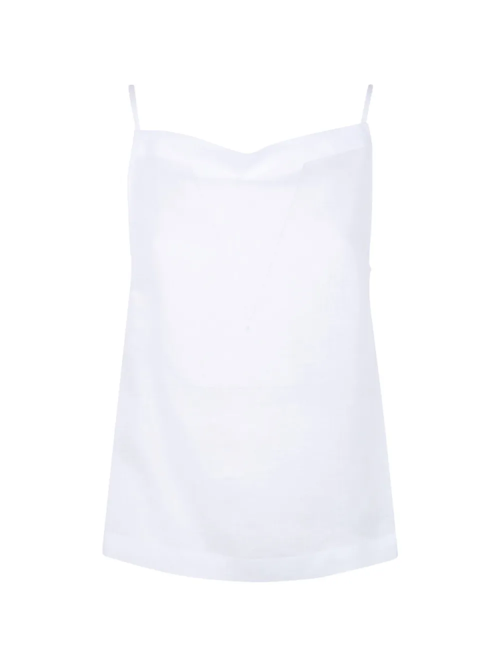 Liviana Conti cowl-neck tank top - Bianco