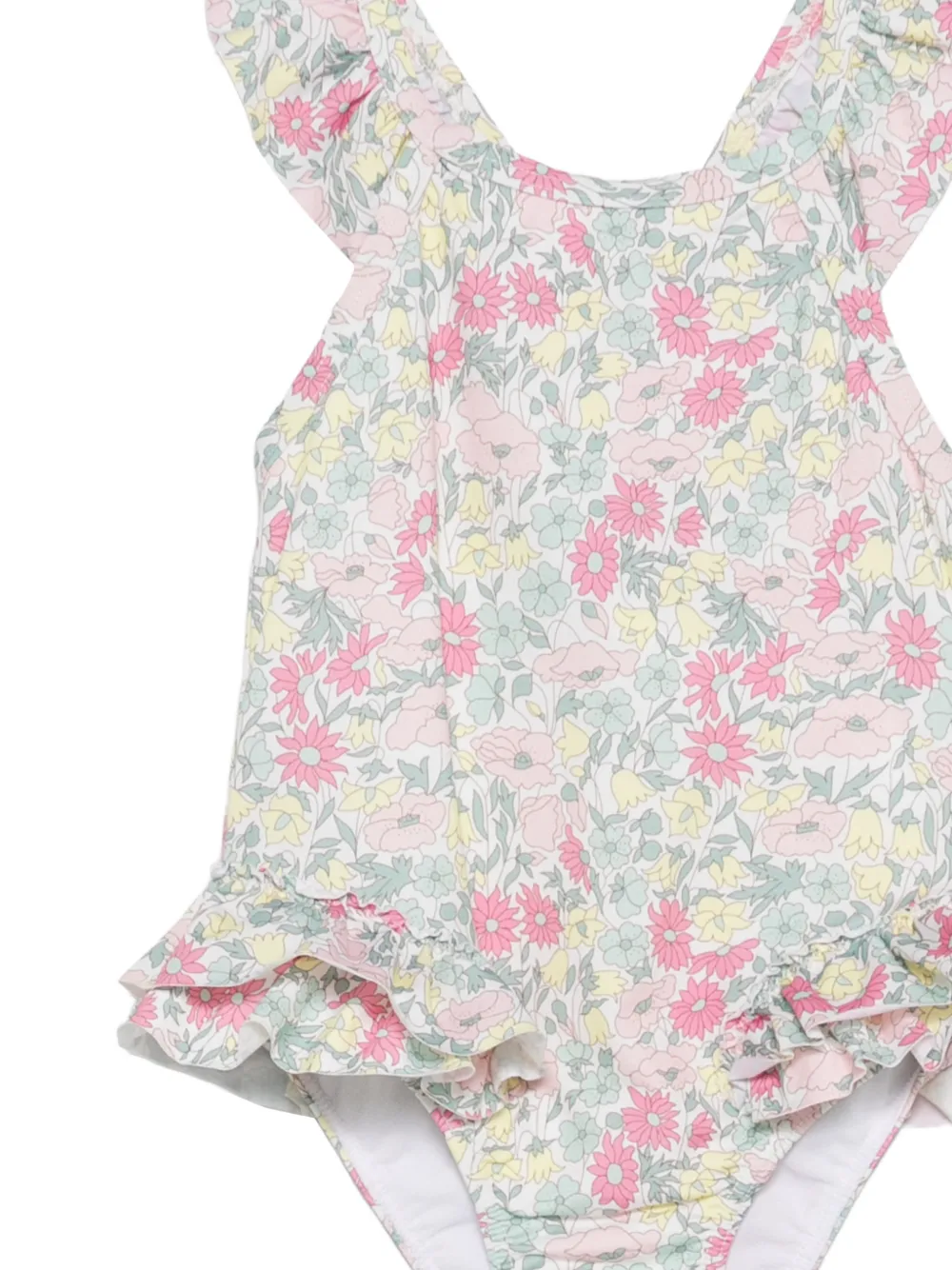 Tartine Et Chocolat Badpak met bloemenprint Roze