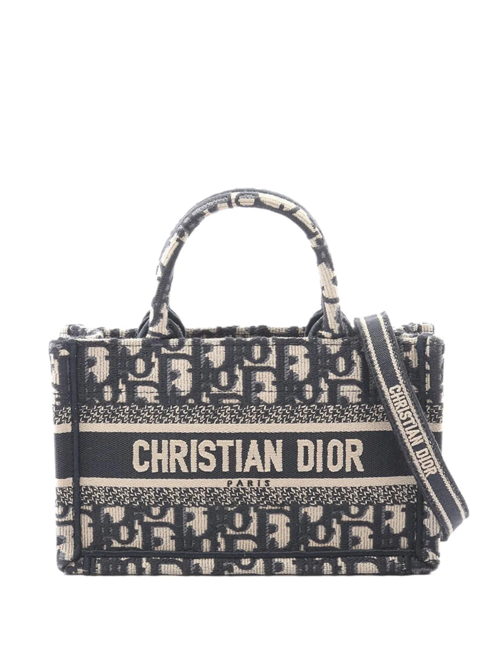 Christian Dior Pre-Owned 2024 Mini Oblique Book Tote satchel - Marrone