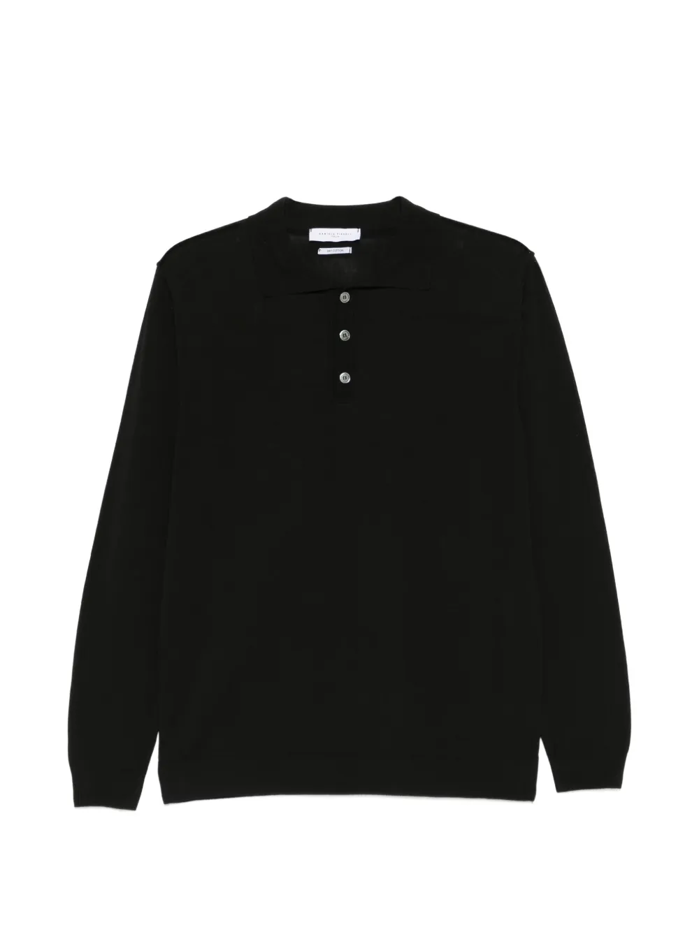 Daniele Fiesoli buttoned polo shirt – Black