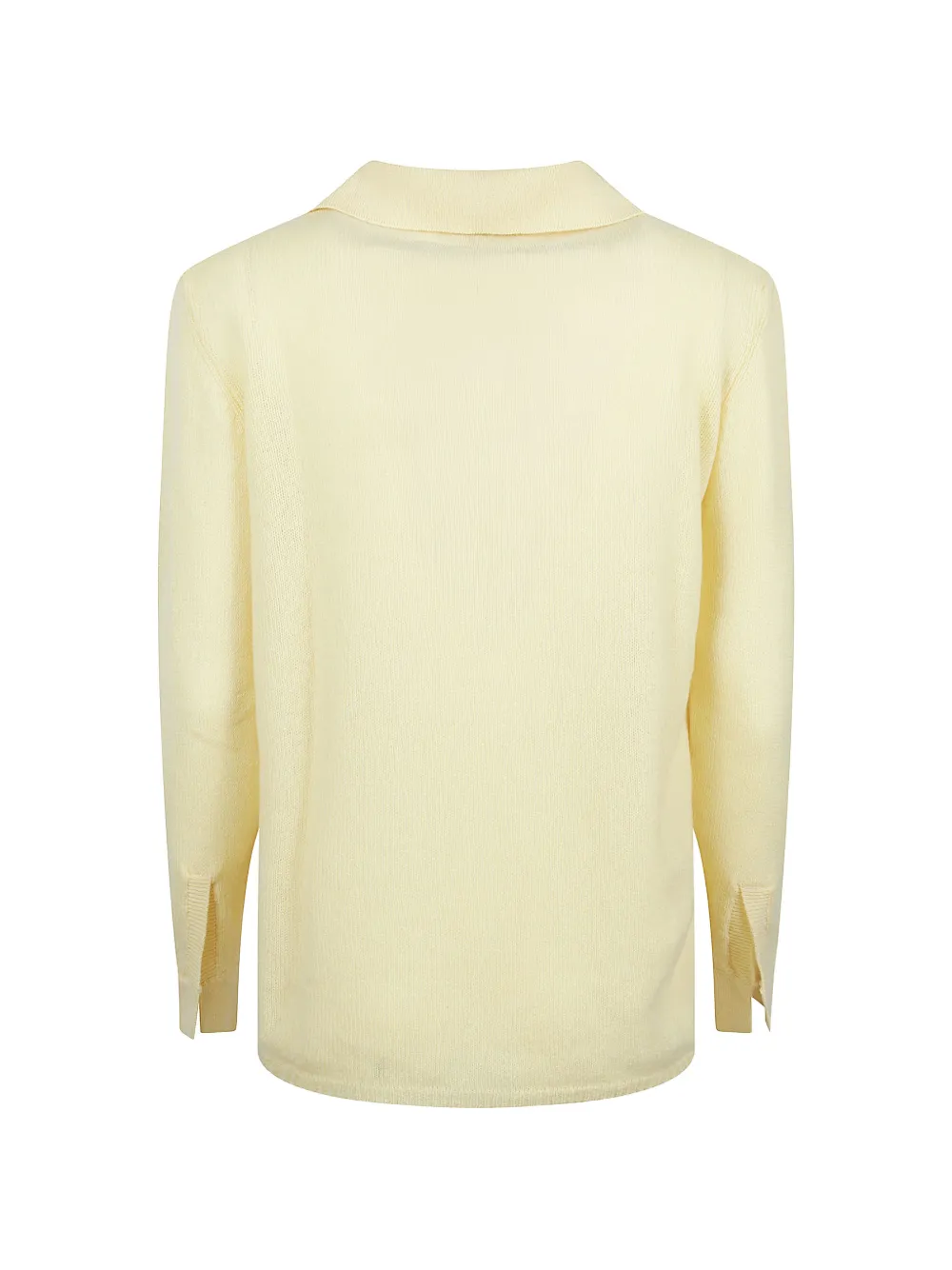  Beyou Collar V-neck Sweater - Yellow 
