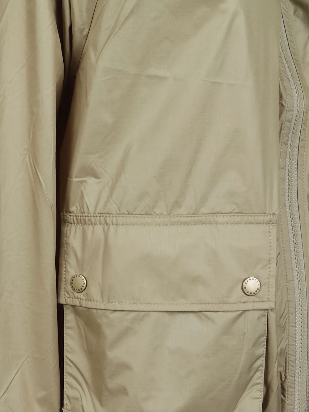  Barbour Bleached Olive Hooded Jacket - Neutrals 