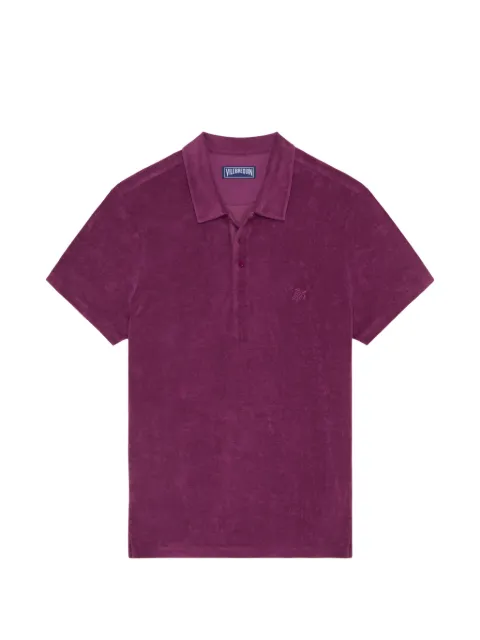 Vilebrequin embroidered terry polo shirt