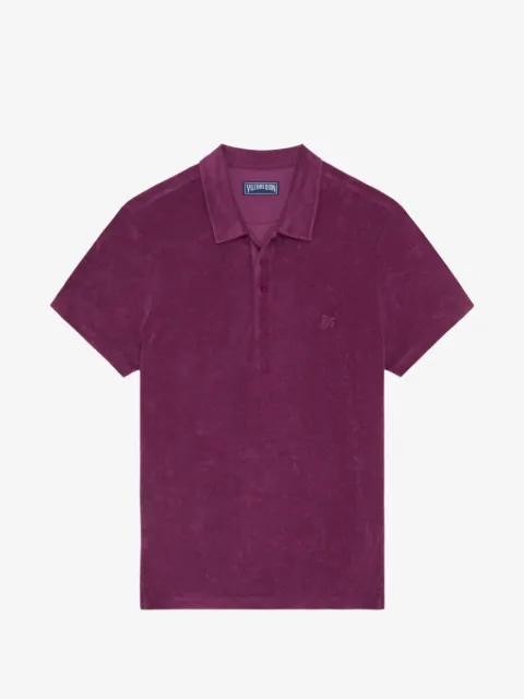 Vilebrequin polo brodé en tissu éponge