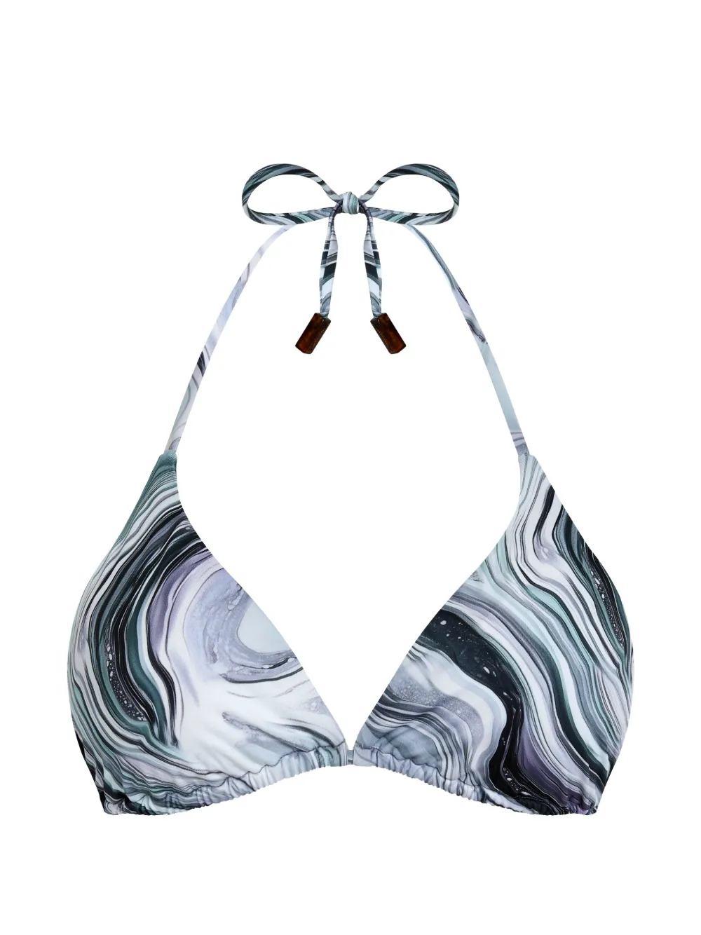 Vilebrequin Marble triangle-cup bikini top - Bianco