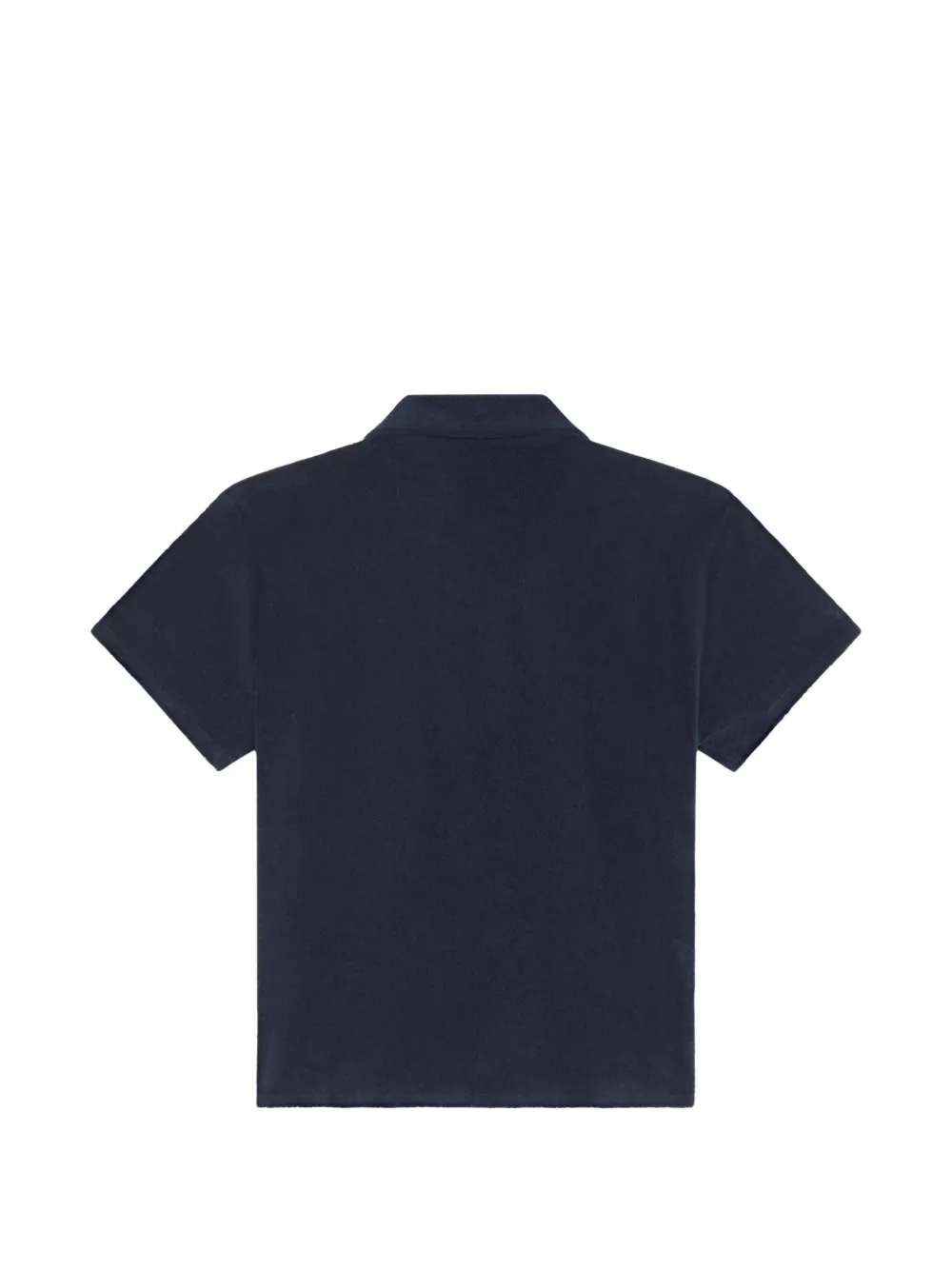 Vilebrequin Kids Badstof shirt met borduurwerk Blauw