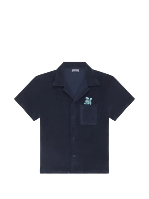 Vilebrequin Kids chemise brodée en molleton