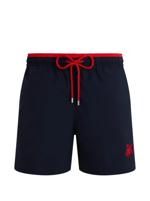 Vilebrequin shorts de playa con diseño de dos tonos