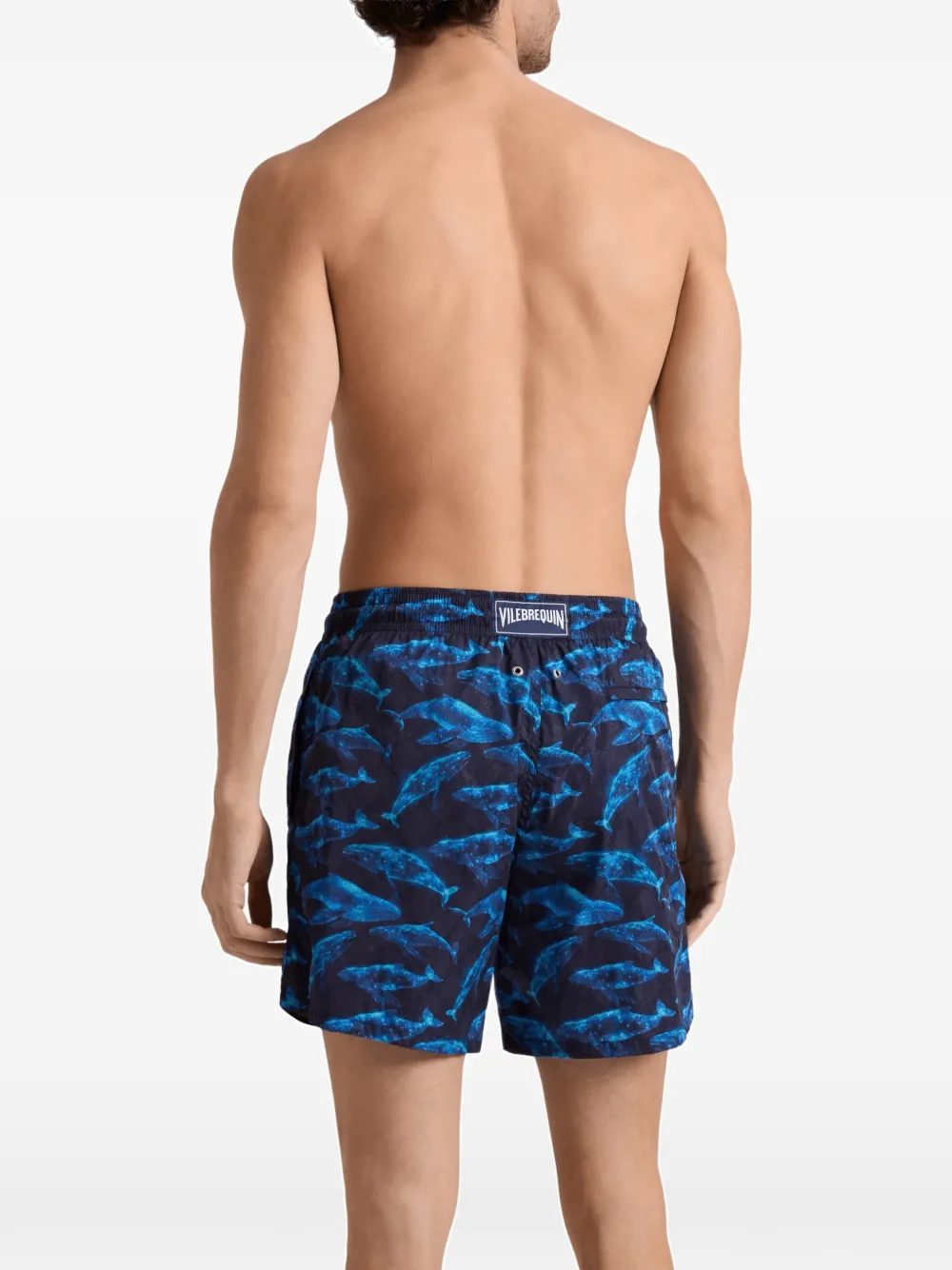 Vilebrequin Sparkling Whales zwembroek Blauw
