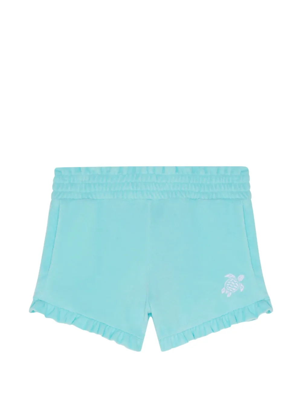 Vilebrequin Kids turtle-embroidered terry shorts - Blu