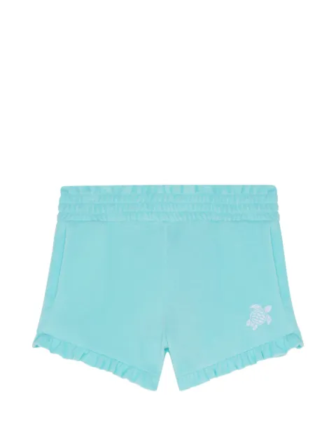 Vilebrequin Kids turtle-embroidered terry shorts