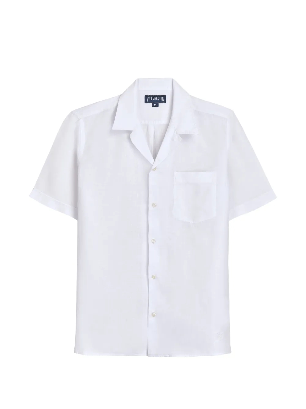 Vilebrequin linen bowling shirt - Bianco