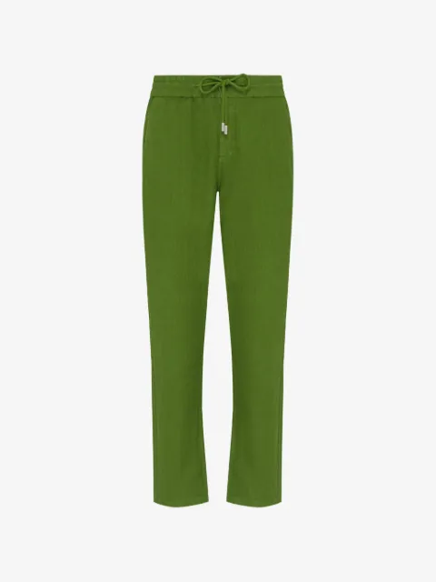 Vilebrequin drawstring-waist linen trousers