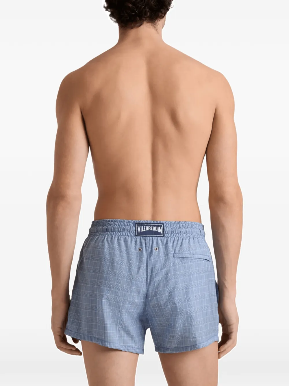 Vilebrequin Prince of Wales zwembroek Blauw