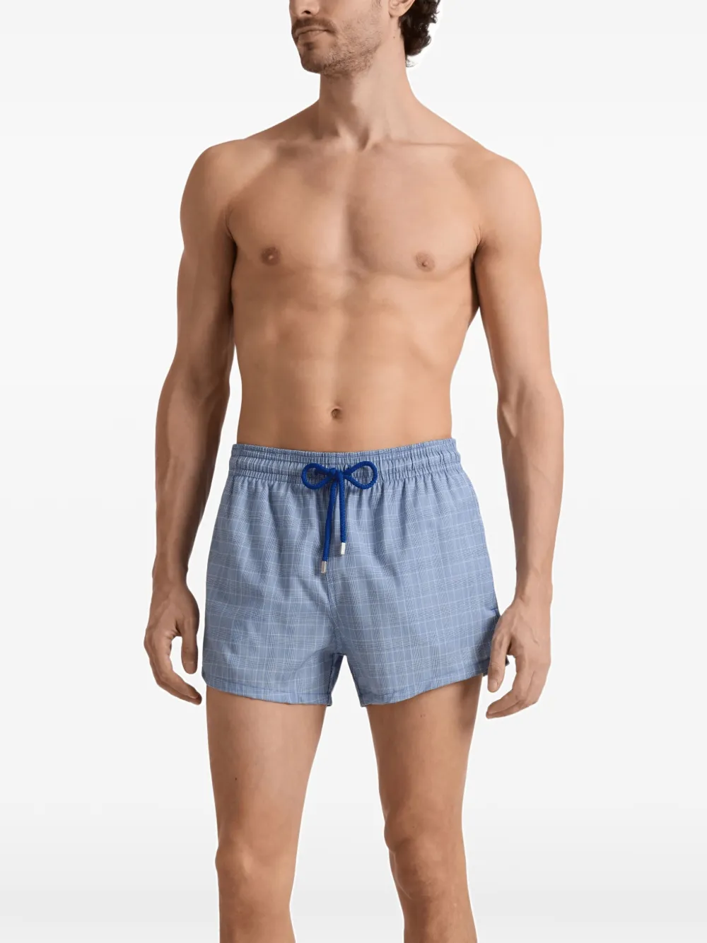 Vilebrequin Prince of Wales zwembroek Blauw