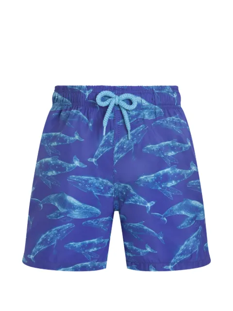 Vilebrequin Kids Sparkling Whales swim shorts
