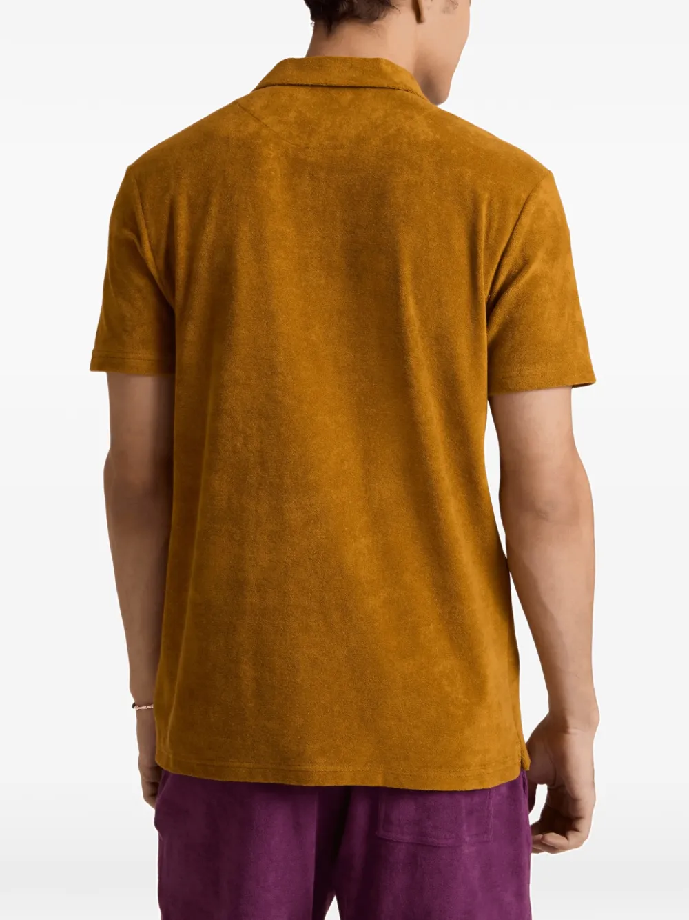 Vilebrequin Poloshirt van badstof Geel