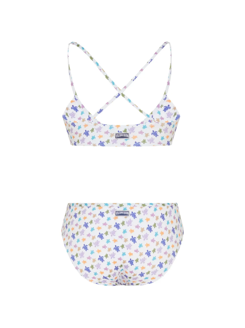 Vilebrequin Kids Micro Ronde des Tortues bikini Wit