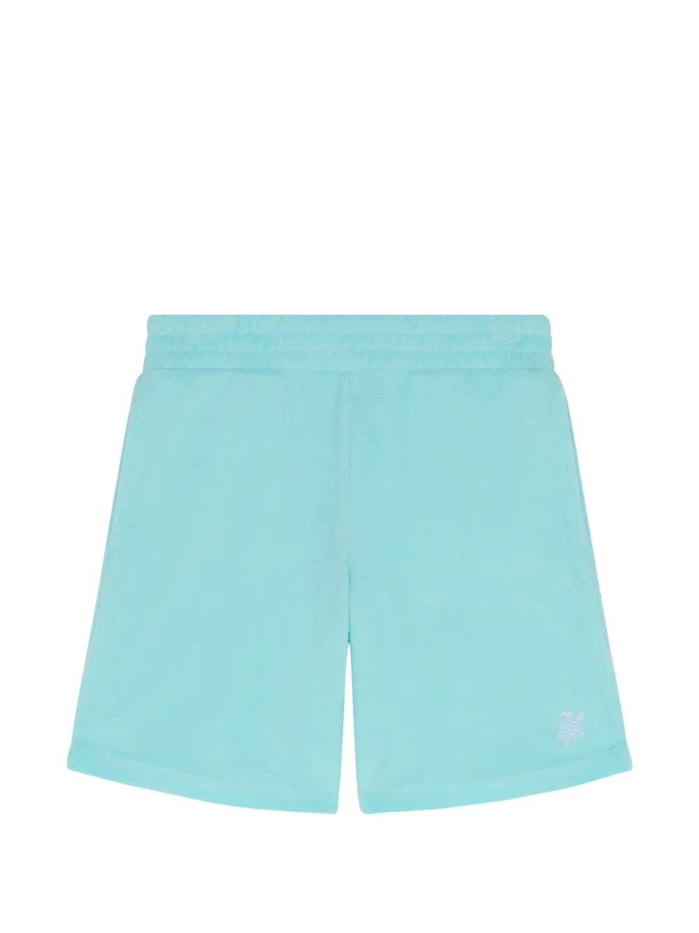 Vilebrequin Kids turtle-embroidered terry shorts - Blu