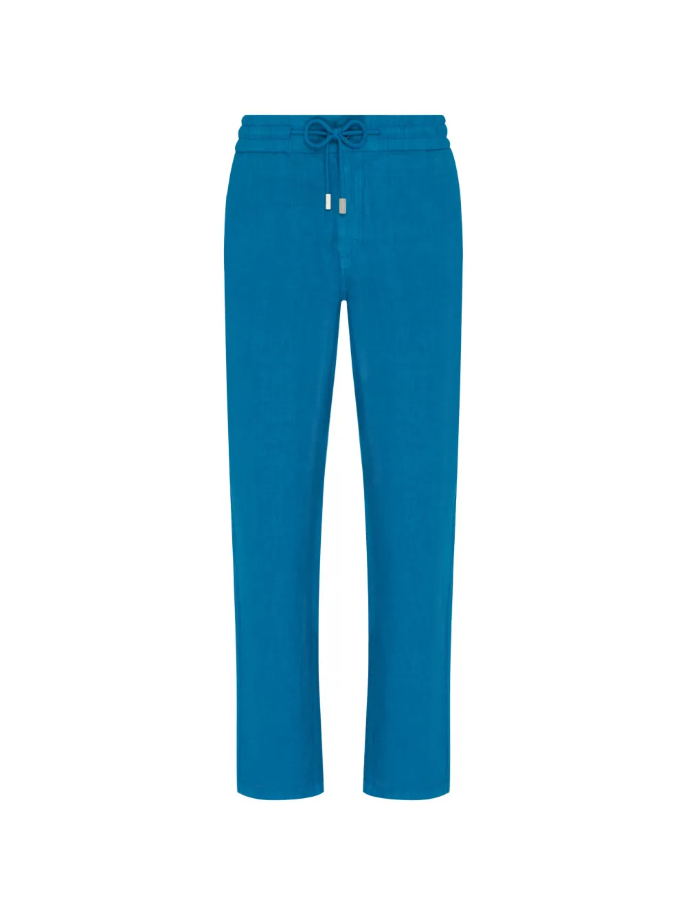 Vilebrequin drawstring linen trousers - Blu