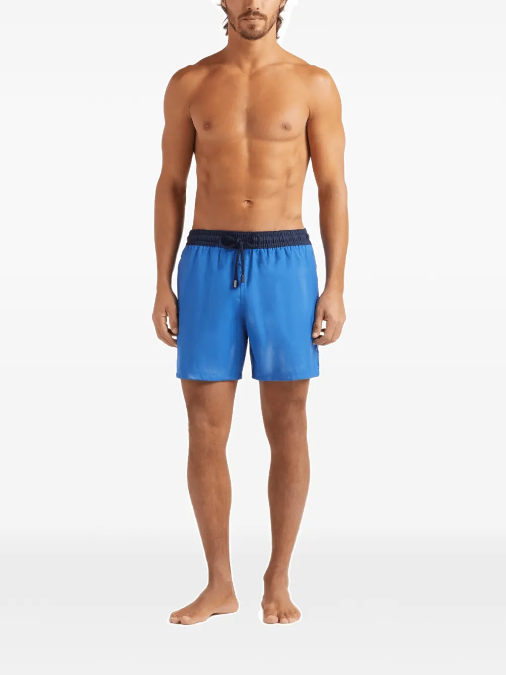  Vilebrequin Drawstring Bicolor Swim Shorts - Blue 