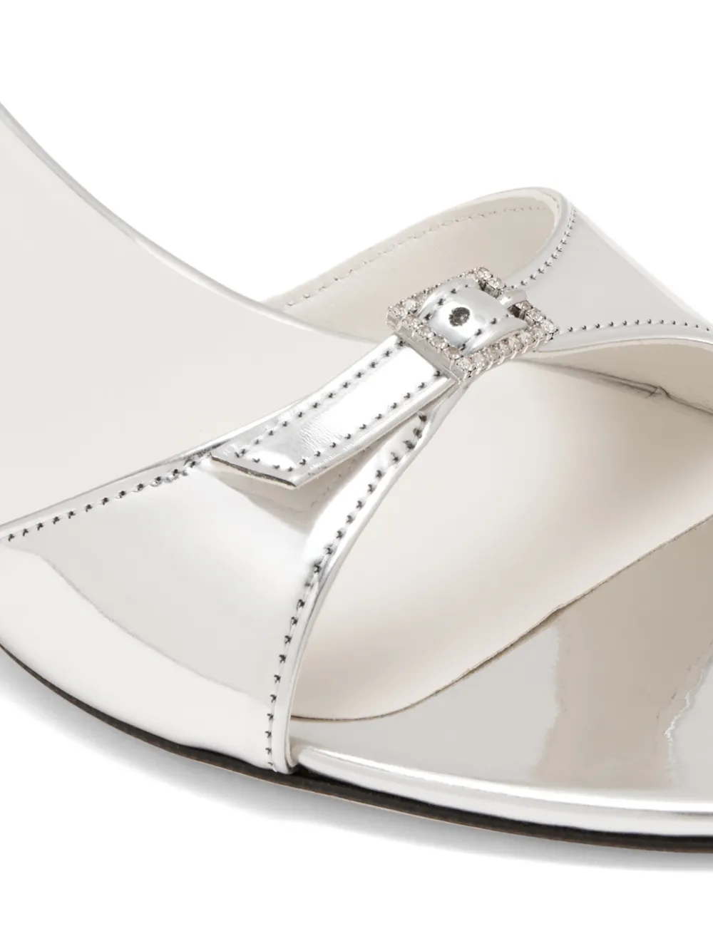 Studio Amelia Greta buckle sandals Zilver