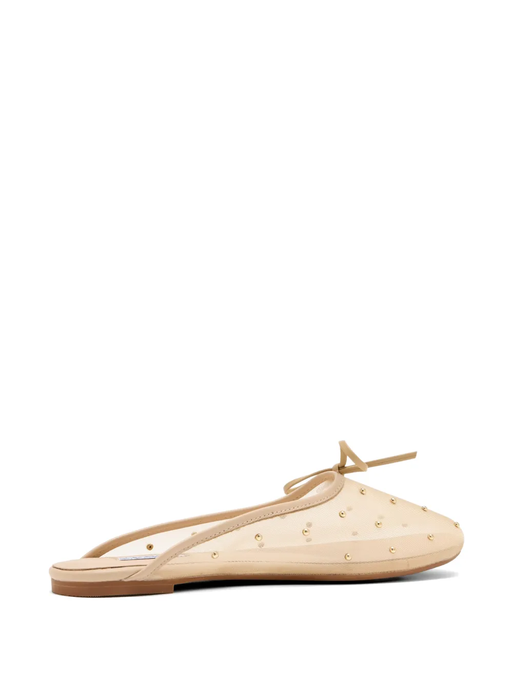 Senso Connor studded bow mules Beige