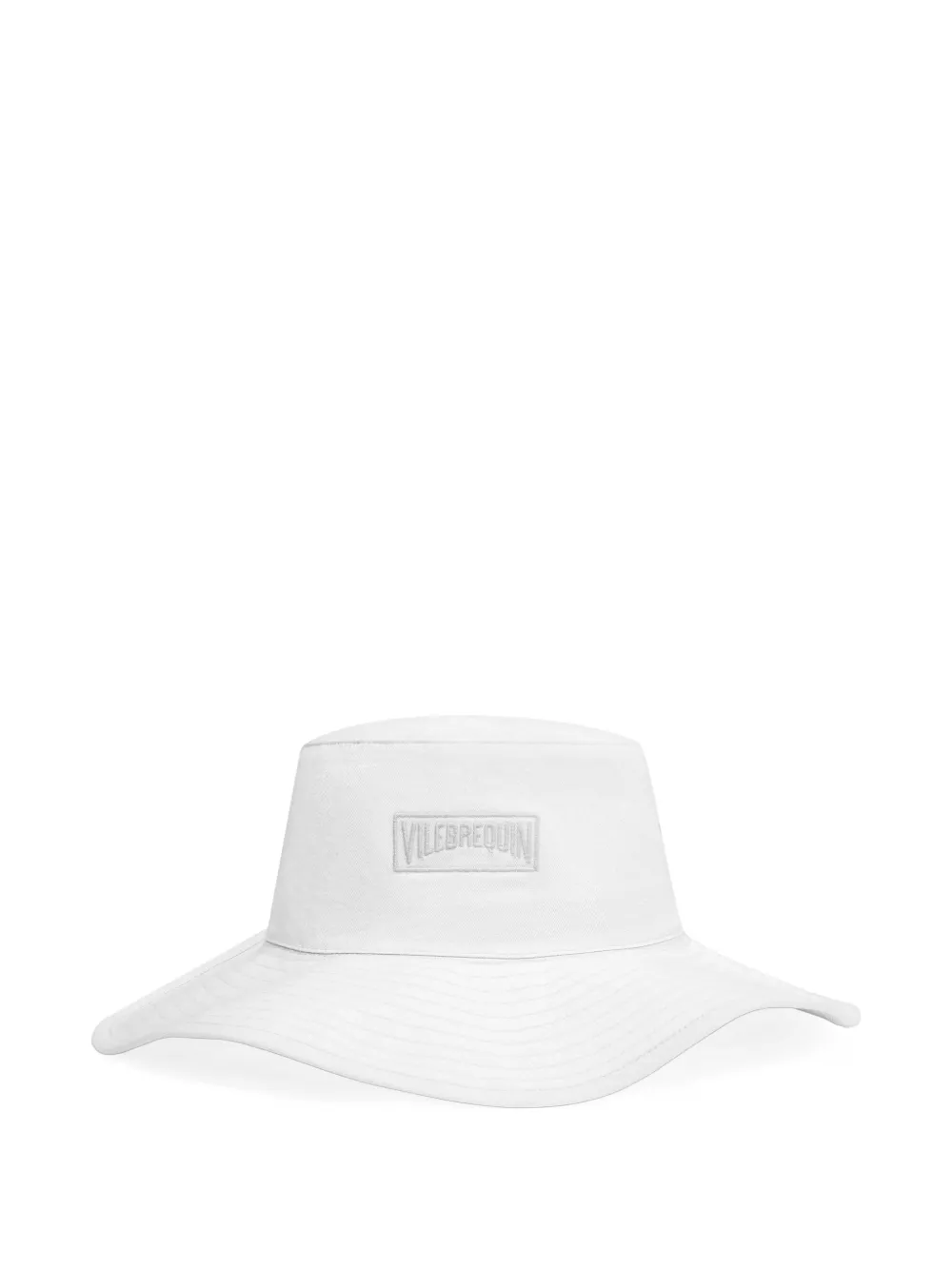 Vilebrequin wide brim logo bucket hat - Bianco
