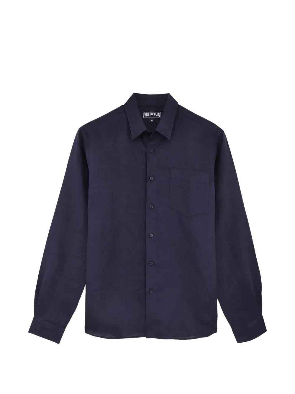 Vilebrequin chest-pocket linen shirt - Blau