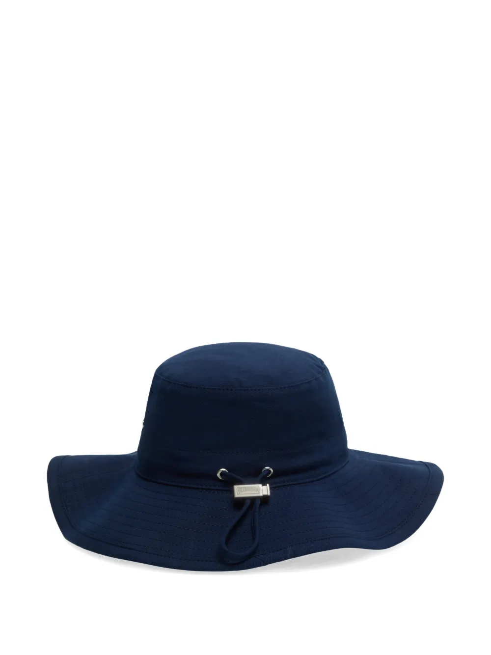 Wide-Brimmed Drawstring Bucket Hat