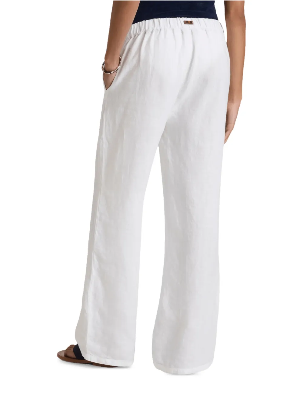  Vilebrequin Pantaloni Elasticizzati - Bianco 