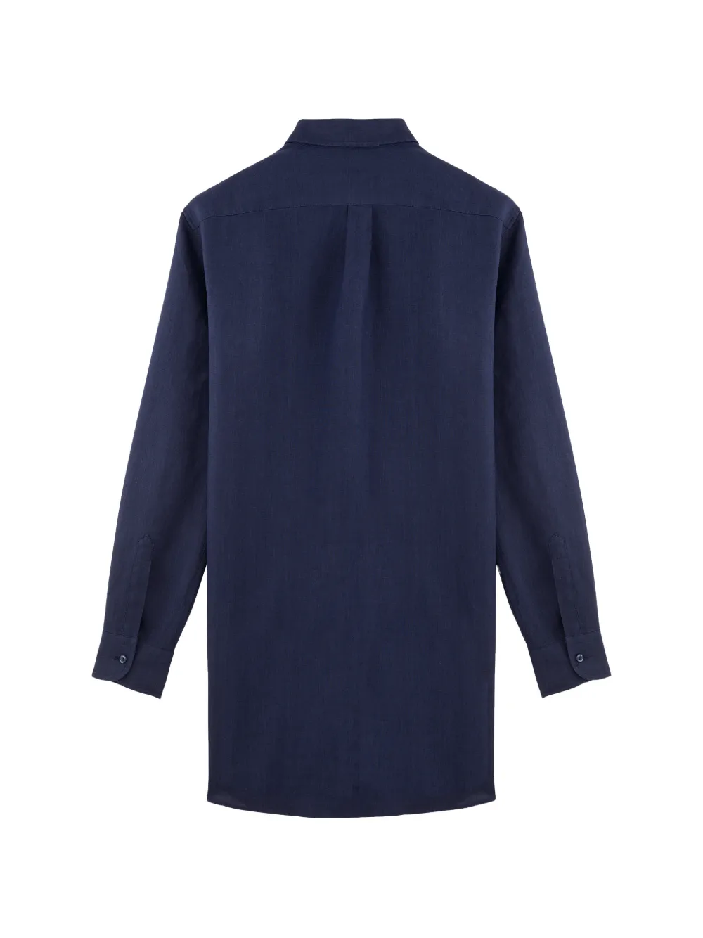 Vilebrequin Linnen mini-jurk met lange mouwen Blauw