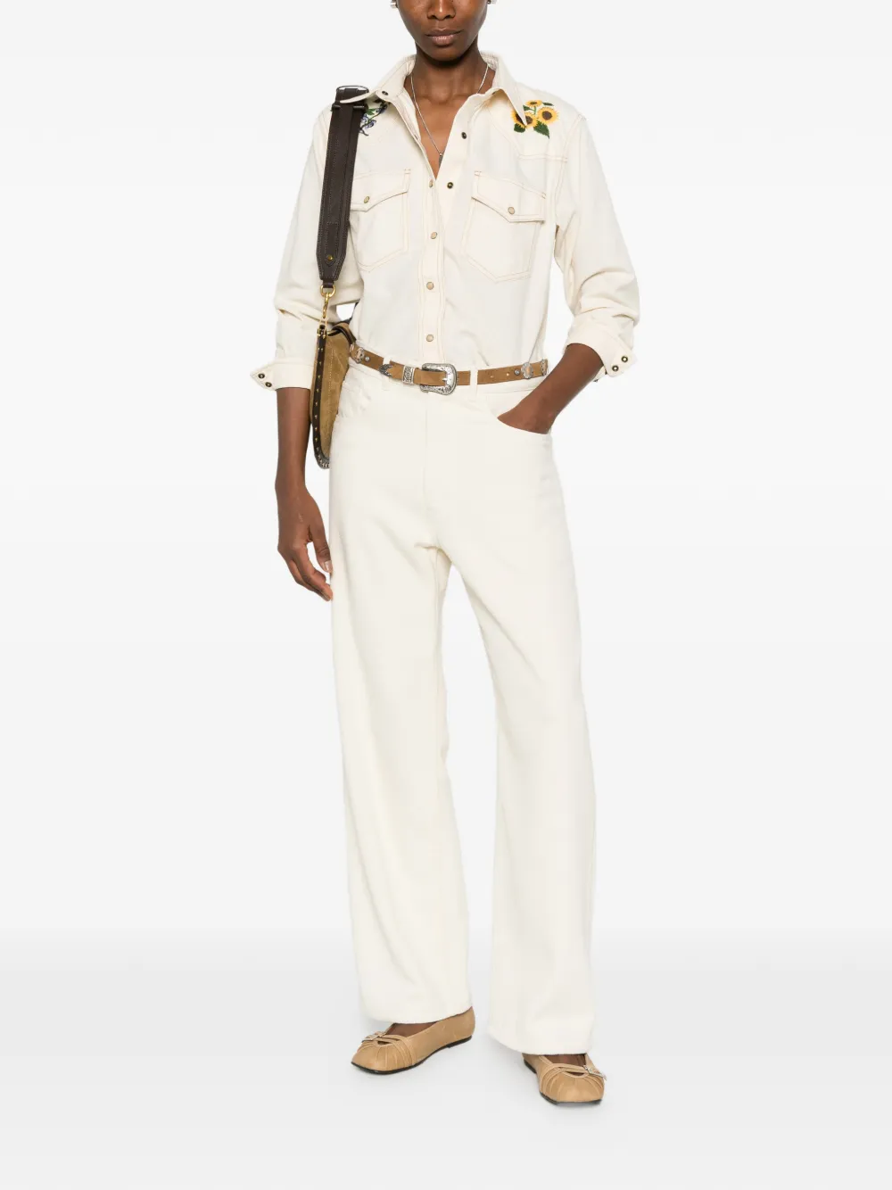  Filson Camisa Con Bordado - Neutro 