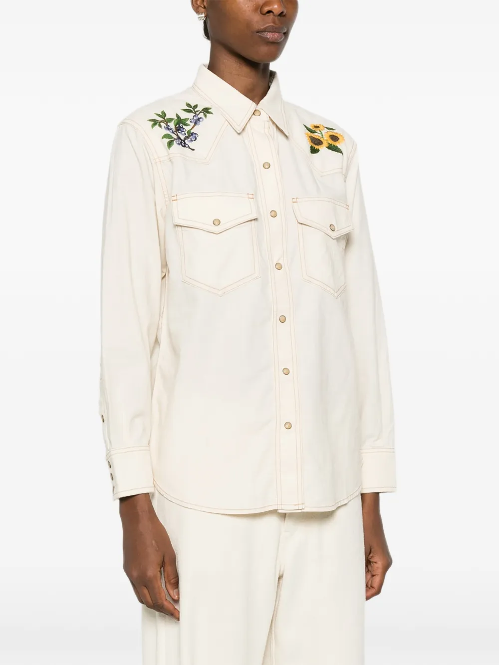  Filson Camisa Con Bordado - Neutro 