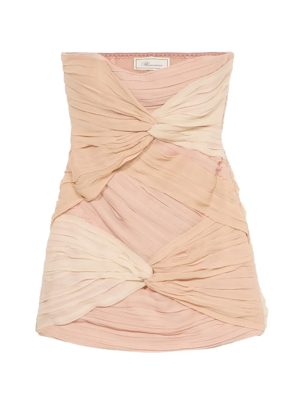 Blumarine Abito corto con nodo - Rosa
