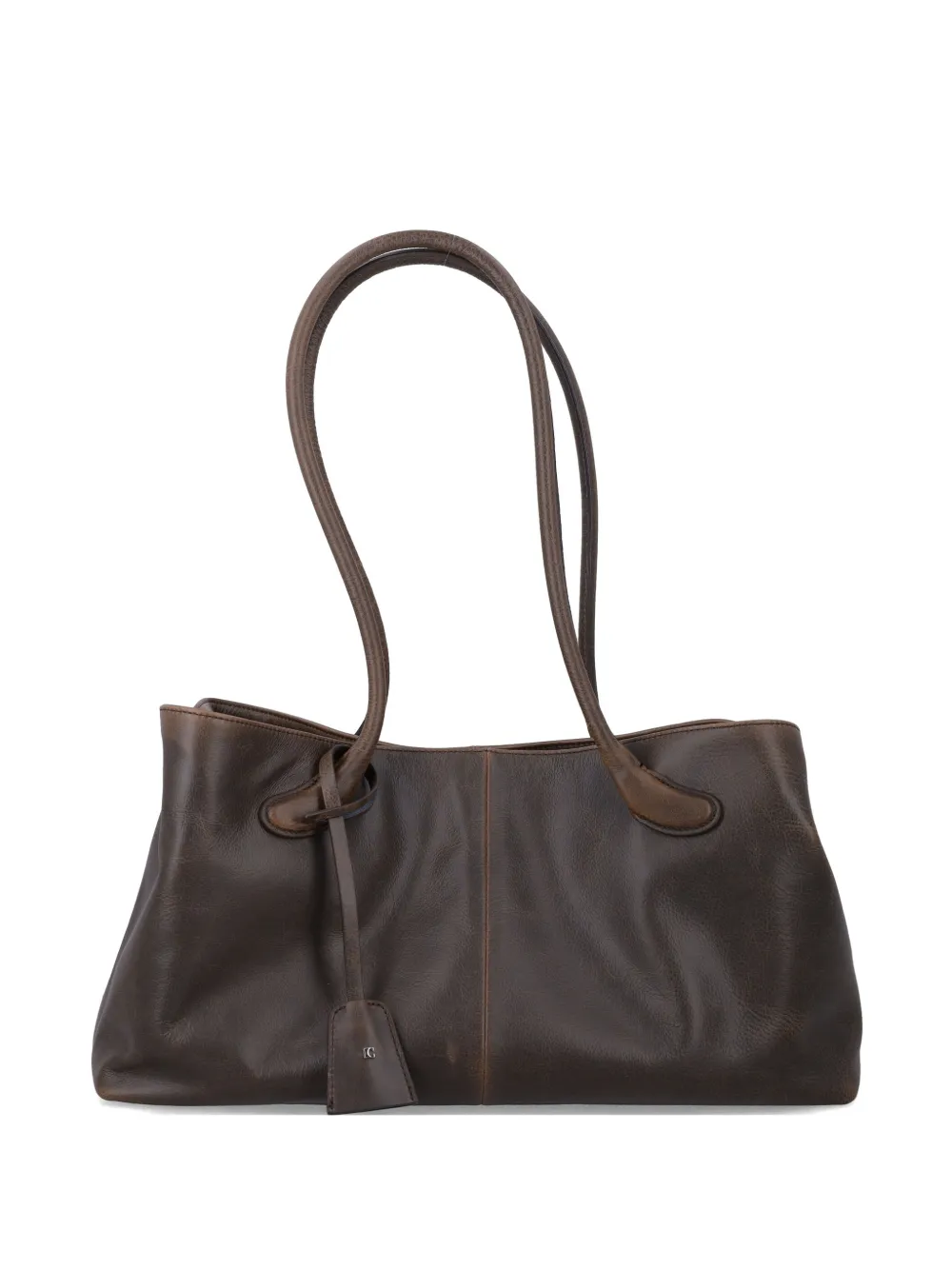Low Classic Haricot shoulder bag - Marrone