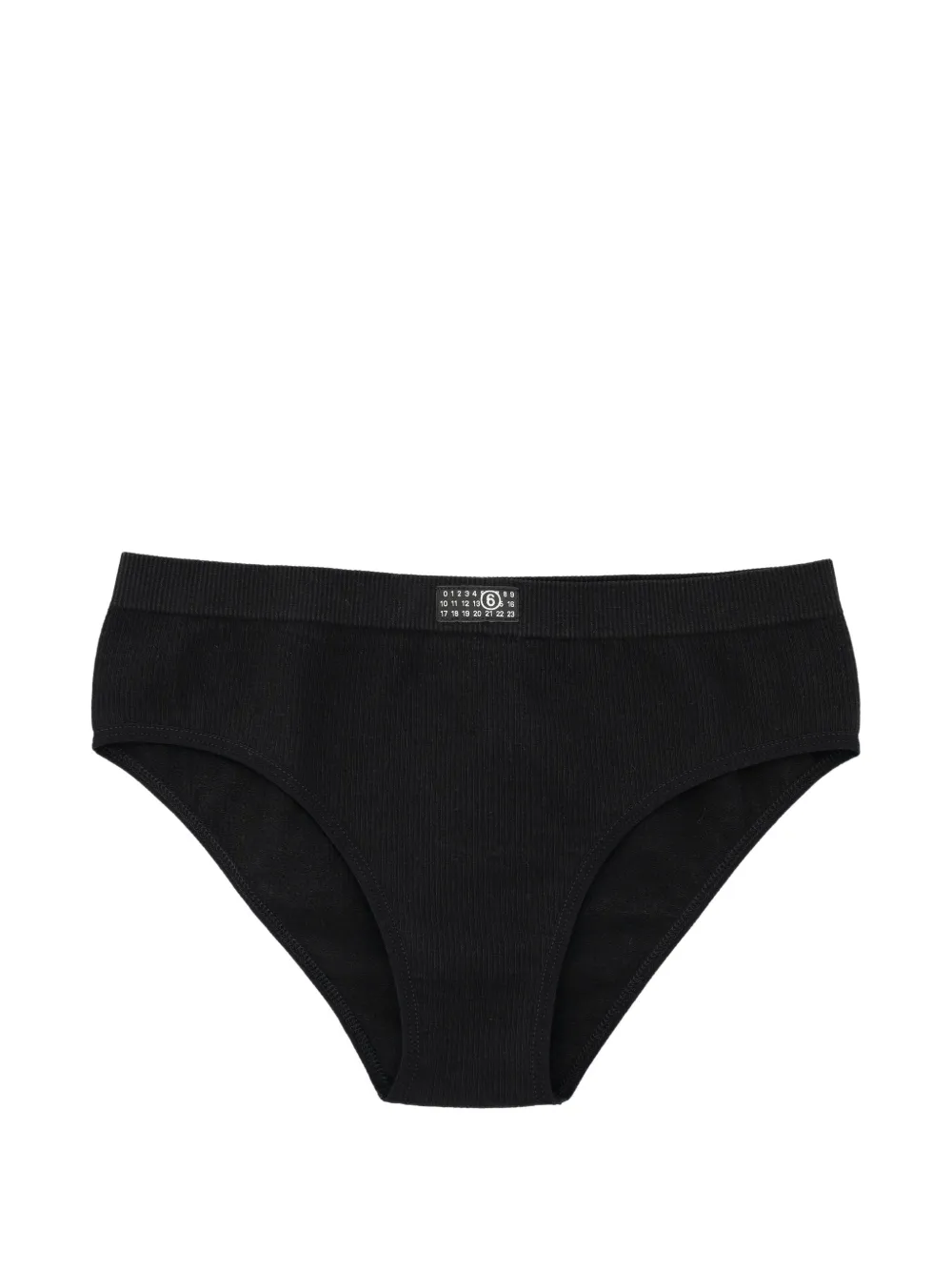 MM6 Maison Margiela logo-detail briefs - Nero
