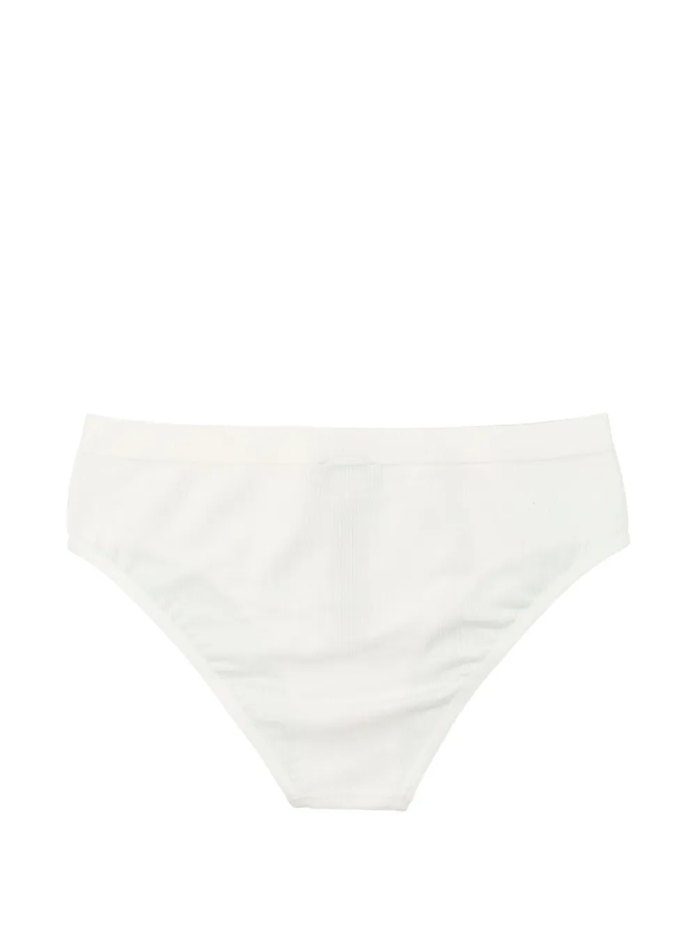  Mm6 Maison Margiela Logo-patch Brief - White 