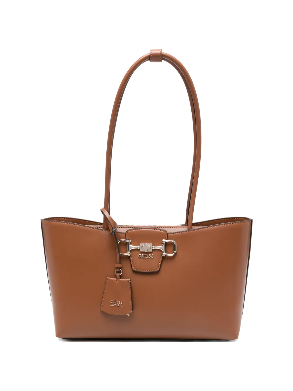GUESS USA metal hardware tote bag - Marrone